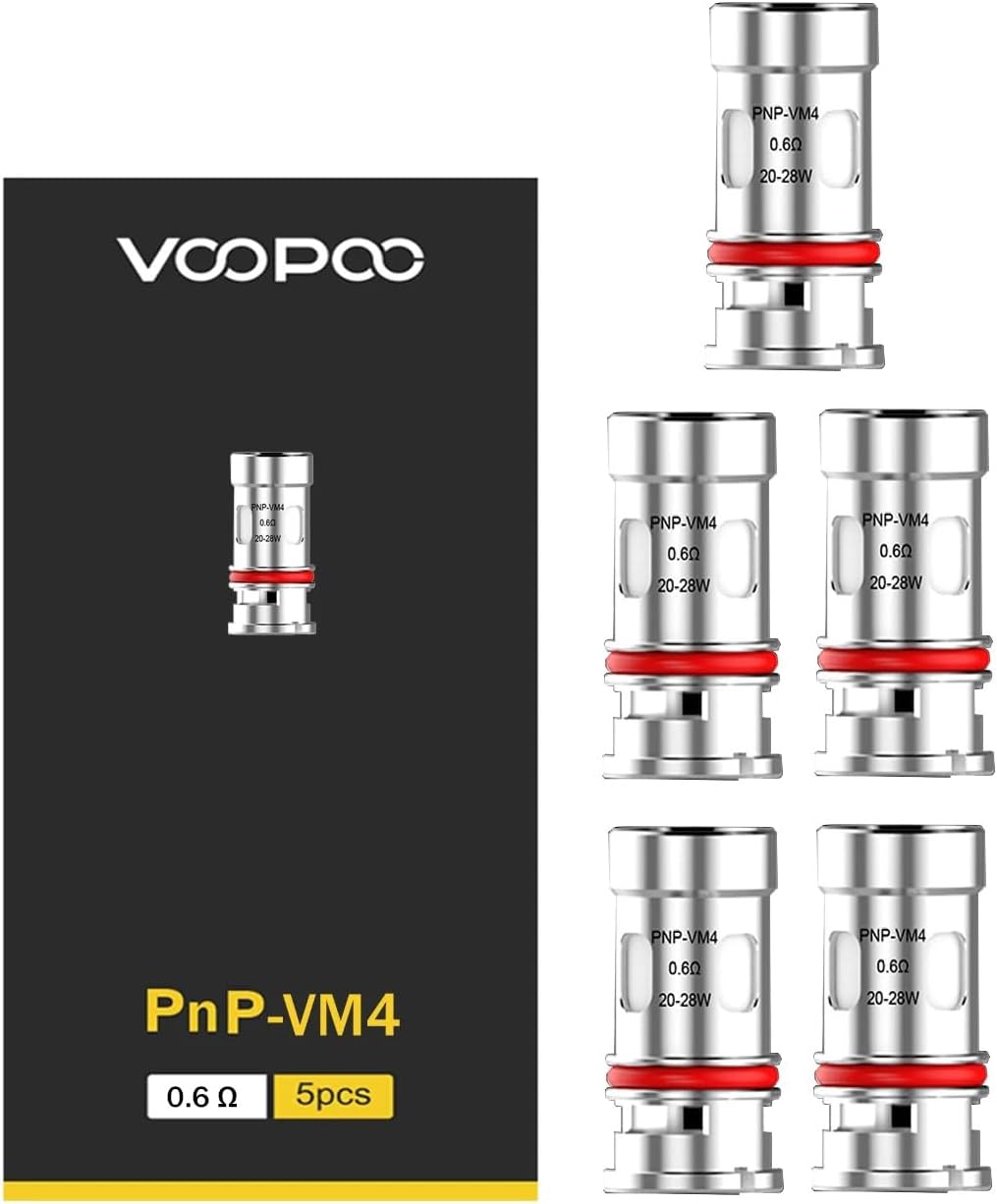 Voopoo PnP VM4 Replacement Coil - VM4 | 0.6ohm (Pack of 5)