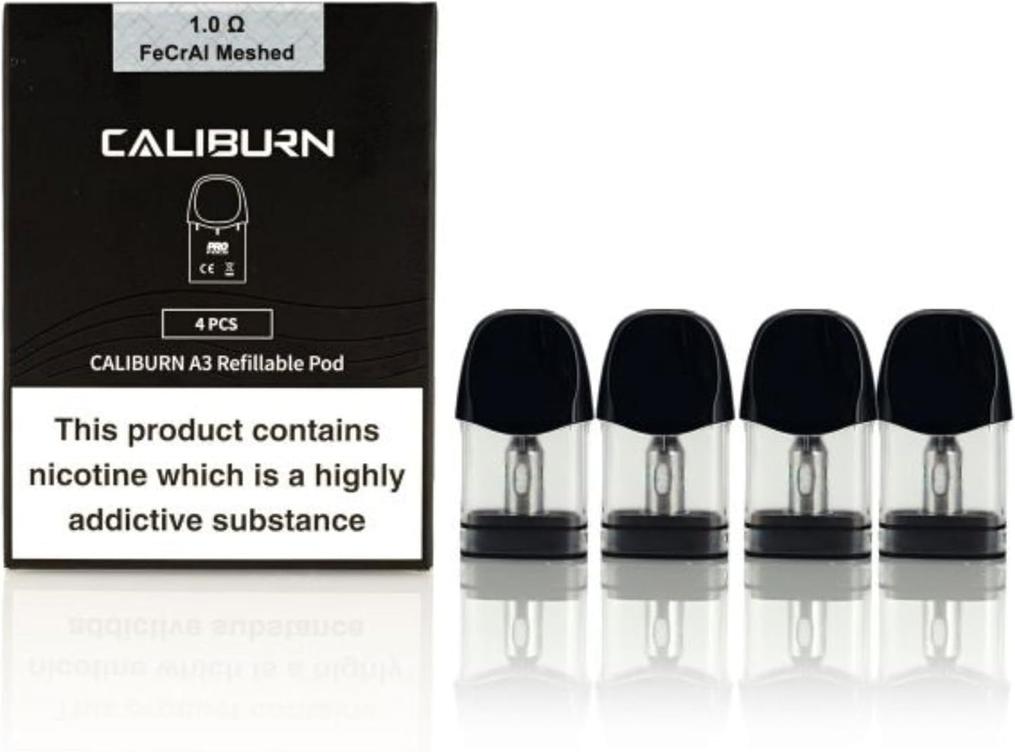 Caliburn A3 Replacement Pods for A3/ AK3 Built in Mesh Coil.