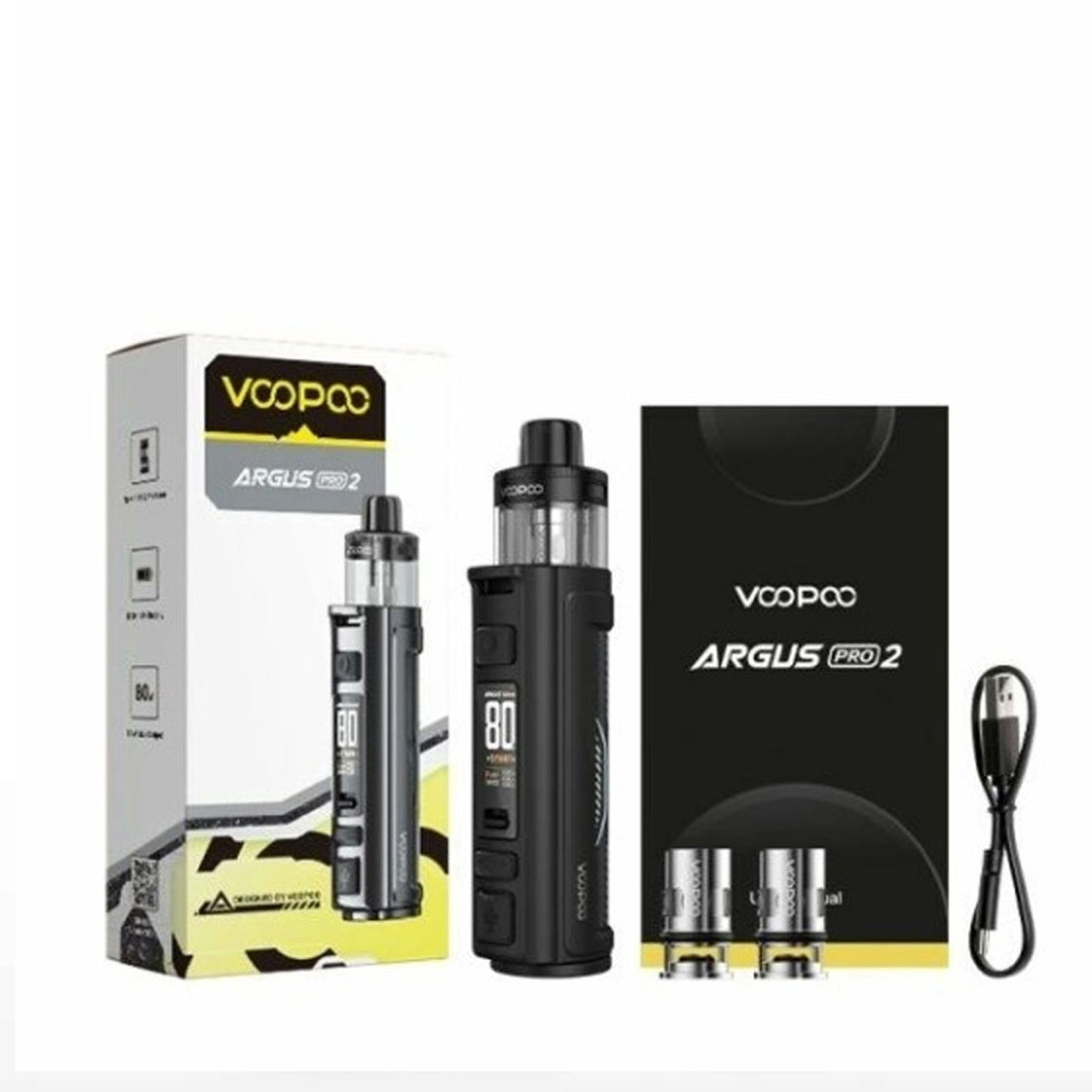 New Voopoo Argus Pro 2 Vape Pod Kit - 80W Power, and 3000mAh Battery Voopoo Vape Kit