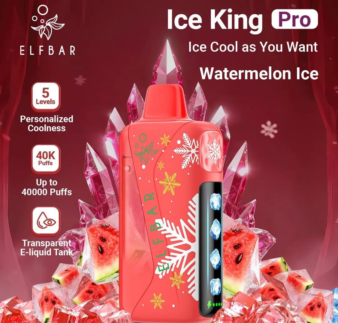 ELFBAR Ice King Pro Watermelon ice 40000 Puffs.