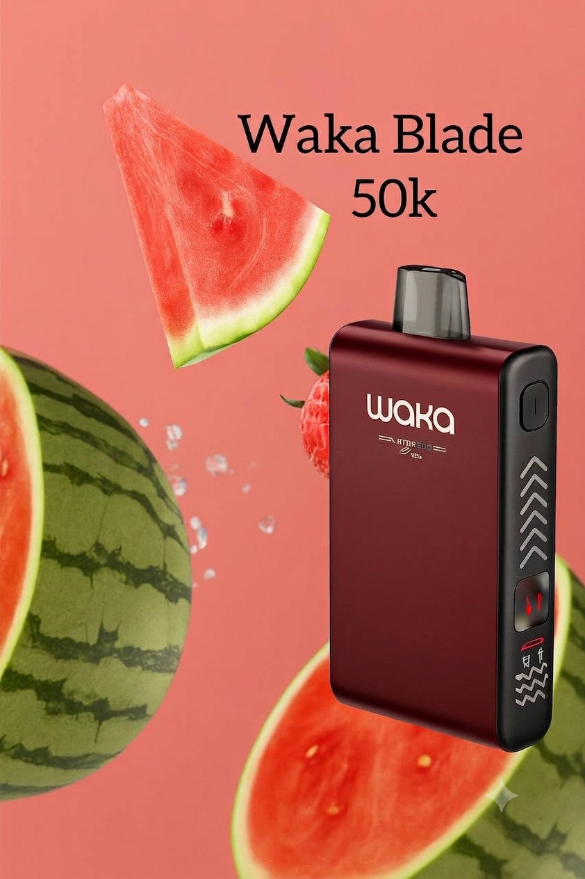 Waka Blade Watermelon Chill 50000 Puffs Disposable Vape In Kampala.