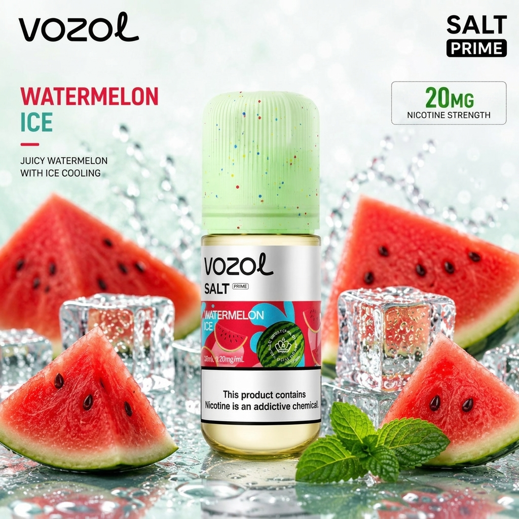 Vozol Salt Prime Watermelon Ice 20mg/-30ml Vape Juice