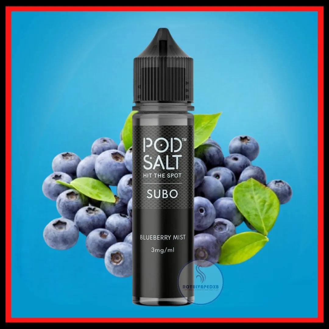 Pod Salt Blueberry Mist E-liquid 3mg/60ml In Kampala.
