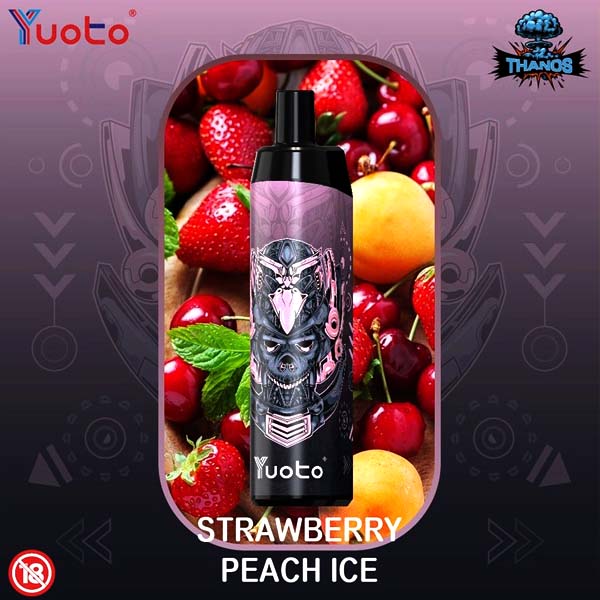 vape shop kampala Thanos Strawberry Peach Ice 5000 puffs