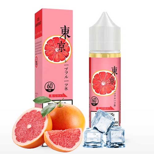 Tokyo Iced Grape Fruit 3mg/ml- 60ml E liquid.
