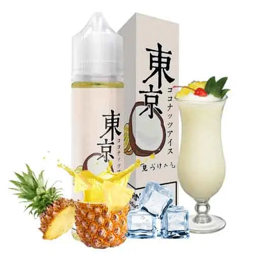 Tokyo Iced iced Pinacolada 3mg 60ml E liquid.