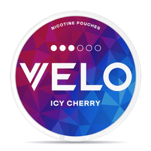 VELO Icy Cherry 10 mg nicotine pouches in Uganda