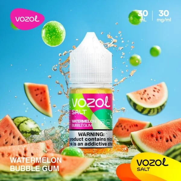 Vozol Saltnic 30mg/ 30ml Watermelon Bubblegum E-liquid In Uganda