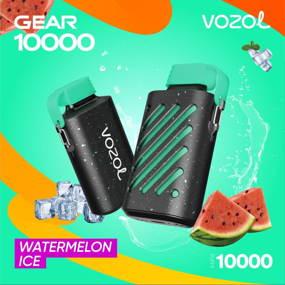 VOZOL Gear 10000 Puffs Watermelon Bubblegum Disposable Pod.