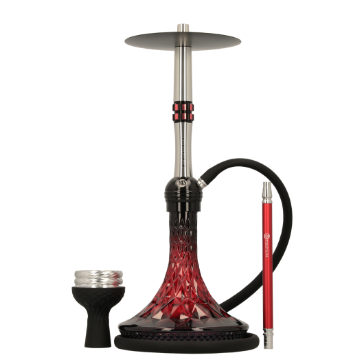 MS Red Butterfly Hookah