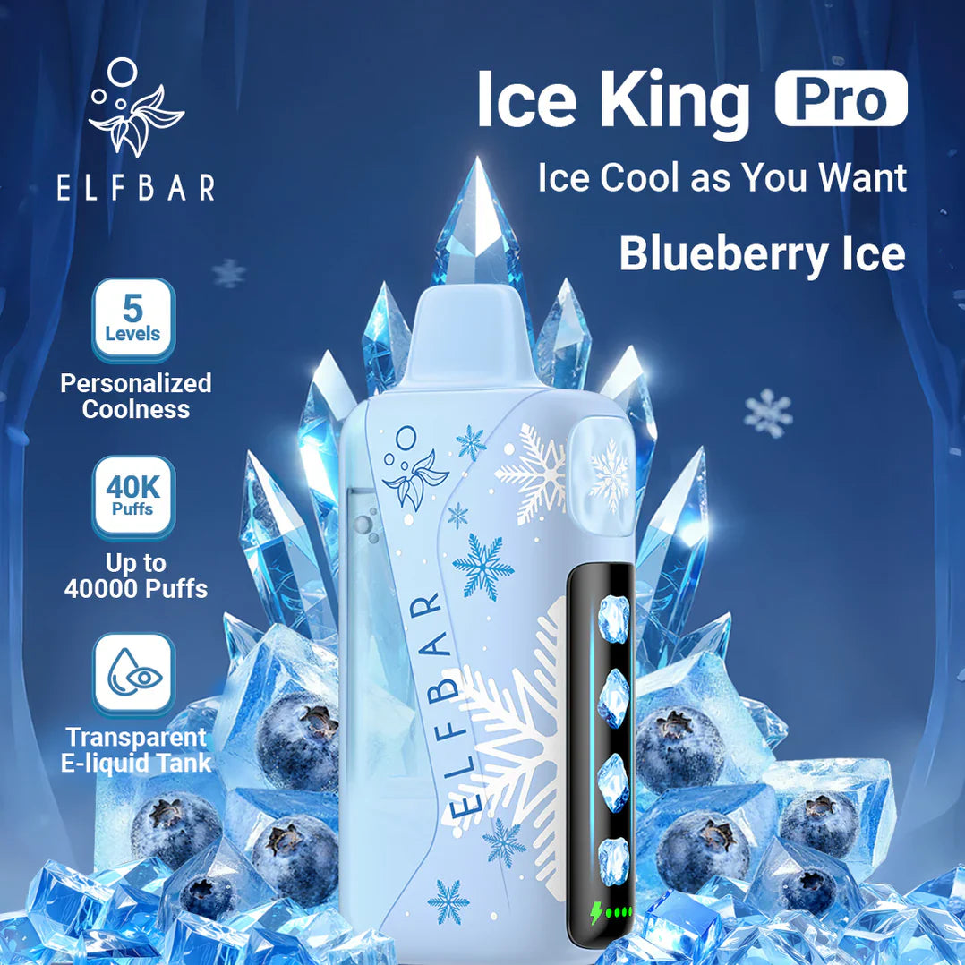 ELFBAR Ice King Pro Blueberry Ice 40000 Puffs