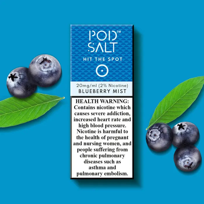 Pod Salt Blueberry Mist 30ml Nicotine Salt E-Liquid - 20mg