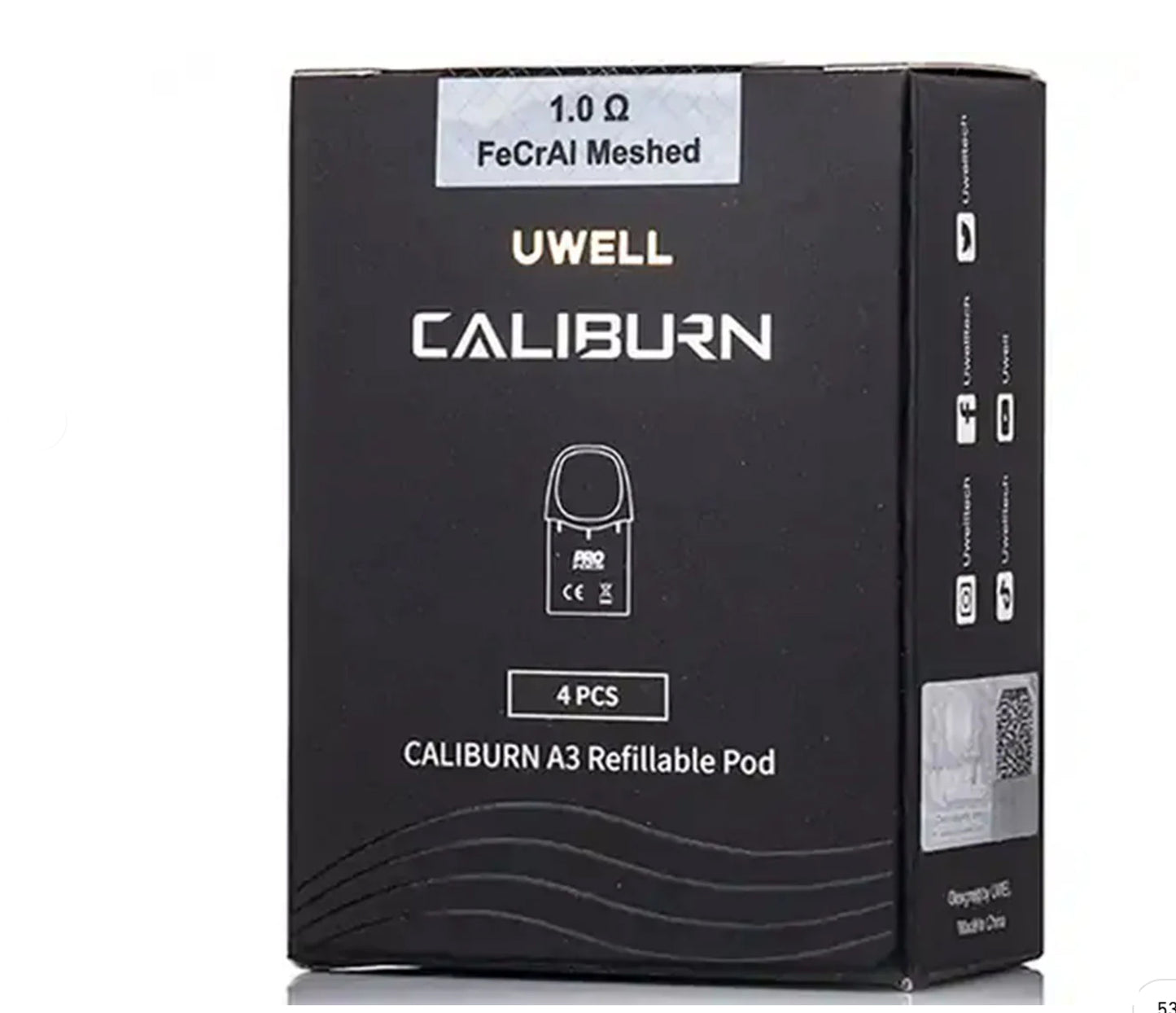 Caliburn A3 Replacement Pods for A3/ AK3 Built in Mesh Coil.