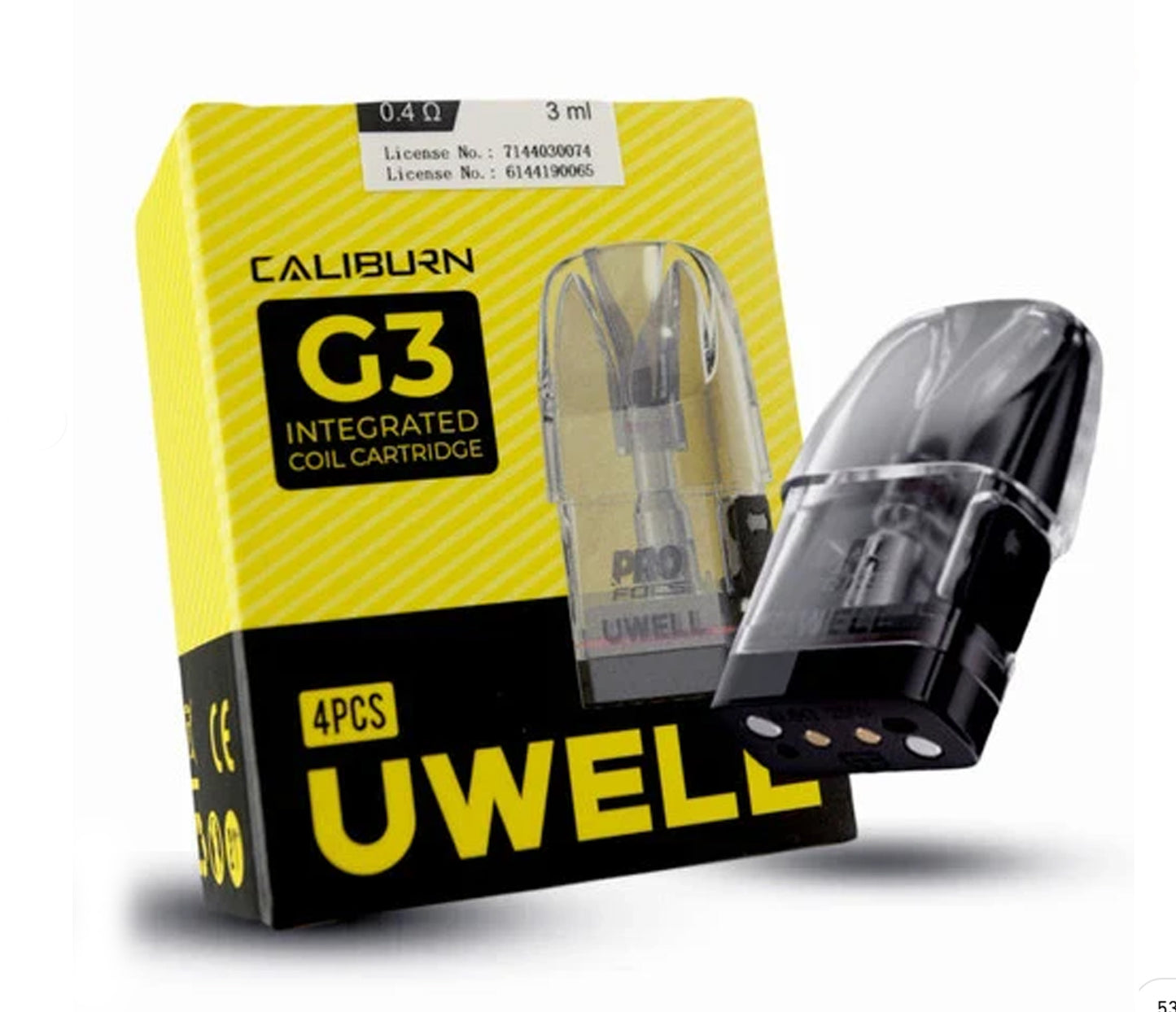 Uwell Caliburn G3 Replacement Pods - 4 Pack