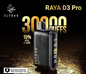 ELF BAR RAYA D3 Pro -Black Currant 30,000 puffs