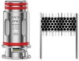 Smok RPM 3 Coils 0.15ohm 0.23ohm Meshed Coil  Replacement Pack Of 5