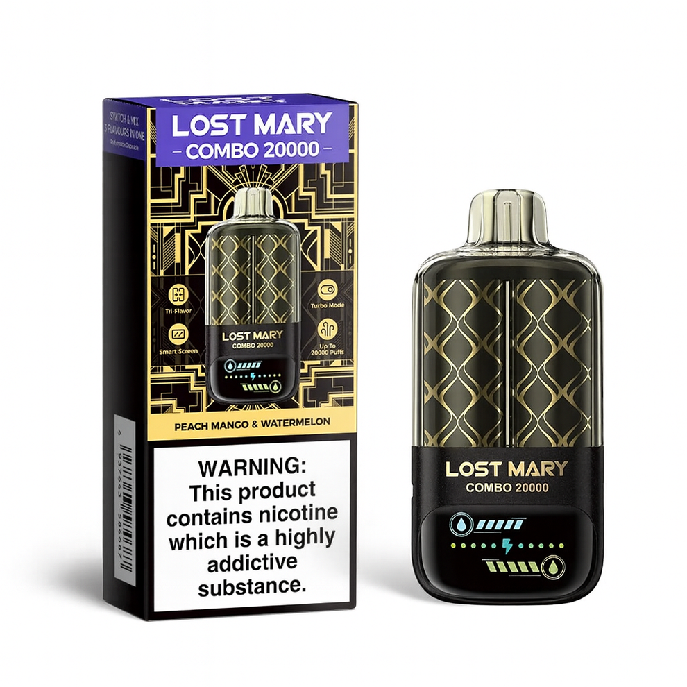 Lost Mary Combo Strawberry and Watermelon 20000 Puffs – Switch & Mix 3 in 1 Flavours.