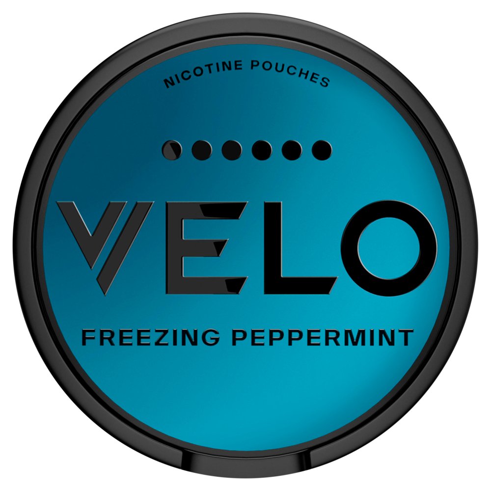 VELO Freezing Peppermint 17 mg nicotine pouches in Uganda
