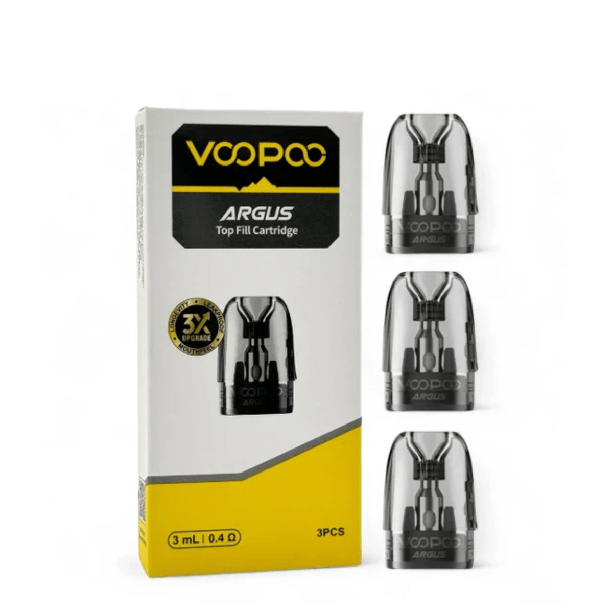 VooPoo Argus Top Fill Replacement Pods – 3ml XL – 3 pcs By Argus