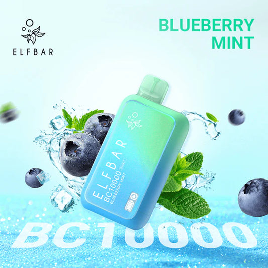 ELFBAR  BC10000 Blueberry Mint Disposable Vape