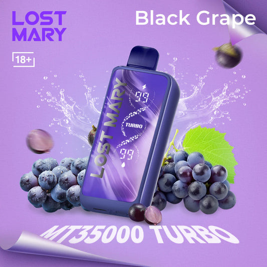 Lost Mary Black Grape MT 35000 Puffs 20mg.