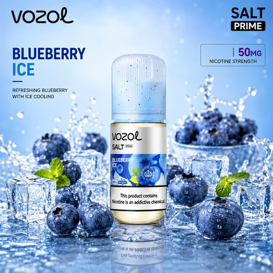 Vozol salt prime 50‍mg Blueberry Ice 30ml vape juice