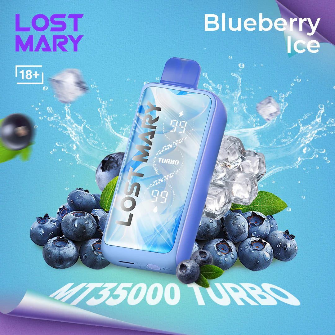 Lost Mary Blueberry ice  MT 35000 Puffs 20mg.