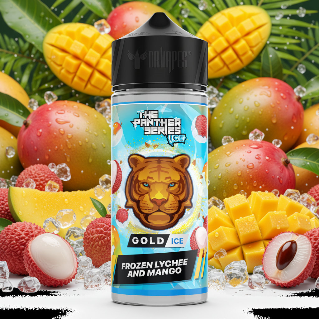DR.VAPES-THE PANTHER Series Frozen Lyche and Mango-6mg / 120ml