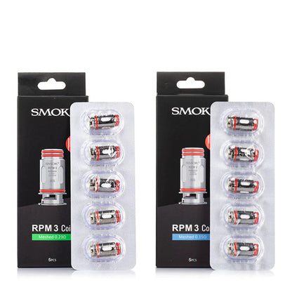 Smok RPM 3 Coils 0.15ohm 0.23ohm Meshed Coil  Replacement Pack Of 5