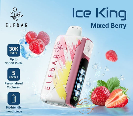 Elf Bar Ice King Mixed Berries ice Disposable Vape 30,000 Puffs 50MG