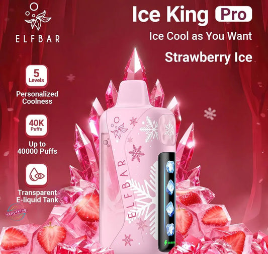 ELFBAR Ice King Pro Strawbery ice 40000 Puffs.