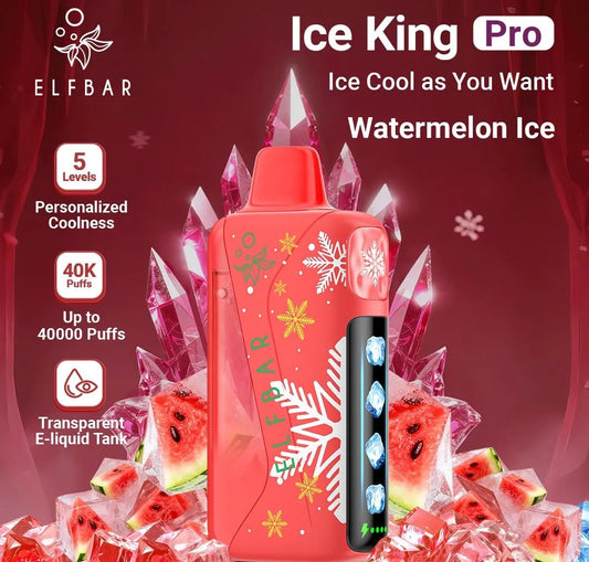 ELFBAR Ice King Pro Watermelon ice 40000 Puffs.