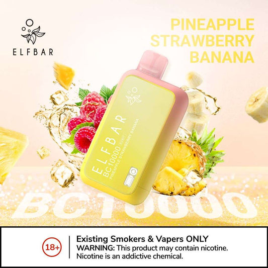 Elf Bar BC 10000 Pineapple Strawberry Banana disposable vape