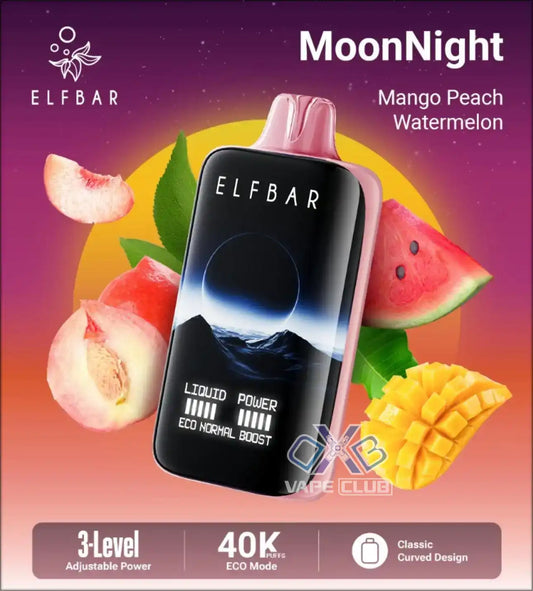 Elf bar Moon Night Mango Peach Watermelon 40000 puffs