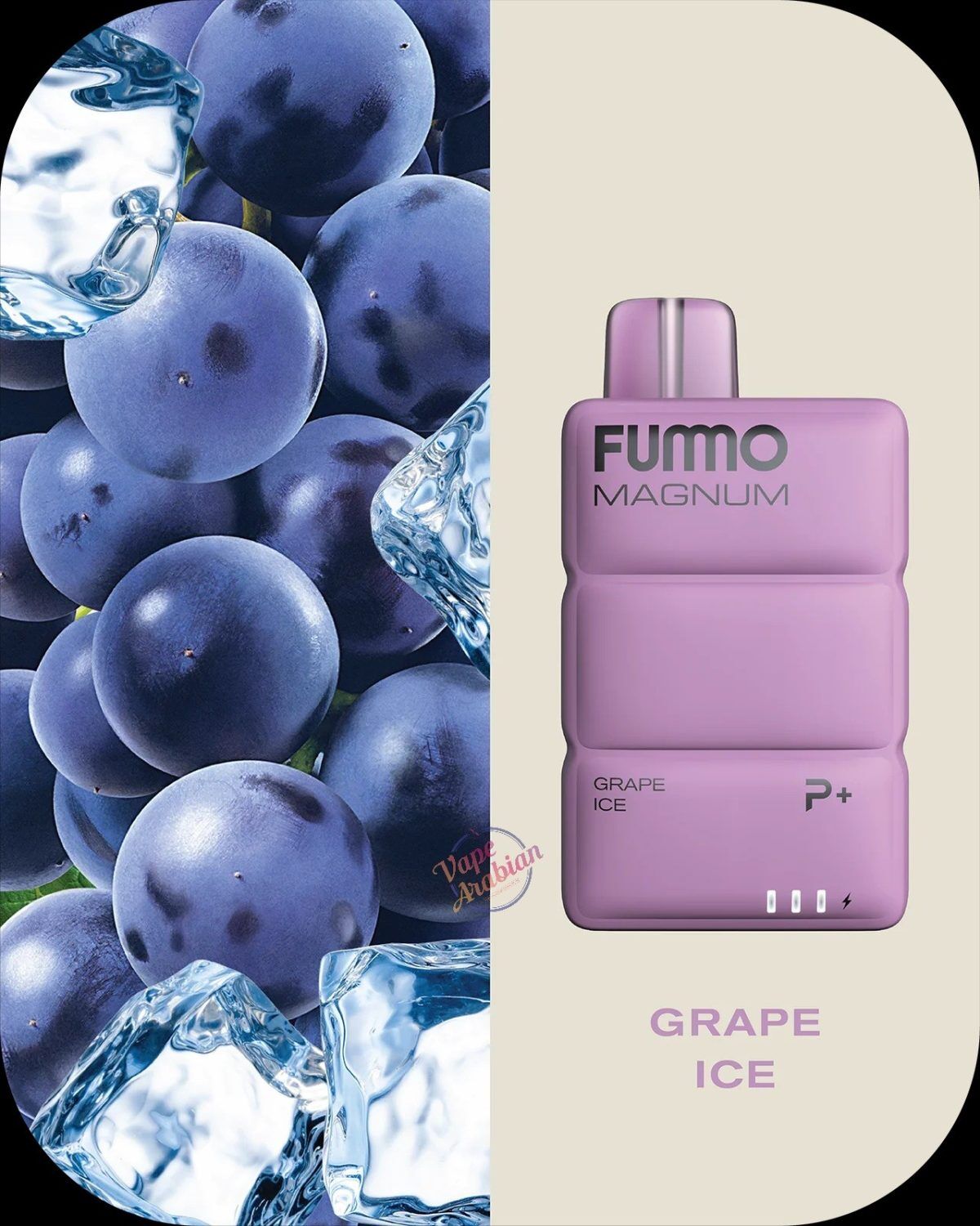 FUMMO Magnum Grape Ice 8000 Puffs Disposable In UGANDA