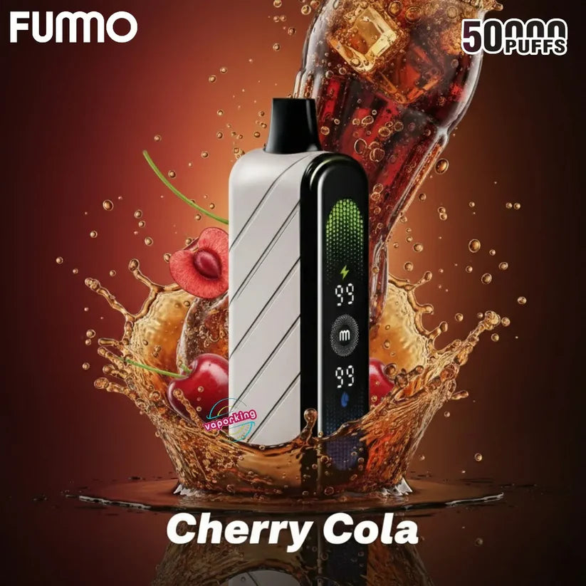 Fumo Nova 50,000 Puffs Cherry Cola 20MG Disposable Vape in Uganda.