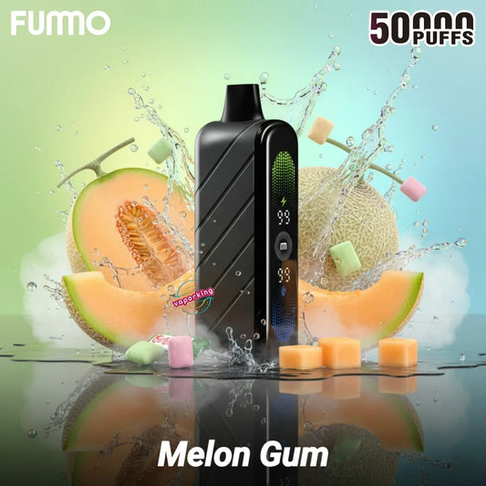 Fumo Nova 50,000 Puffs Melon Gum 20MG Disposable Vape in Uganda.