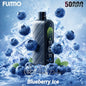 Fumo Nova 50000 Puffs Blueberry Ice  20MG Disposable Vape in Uganda.