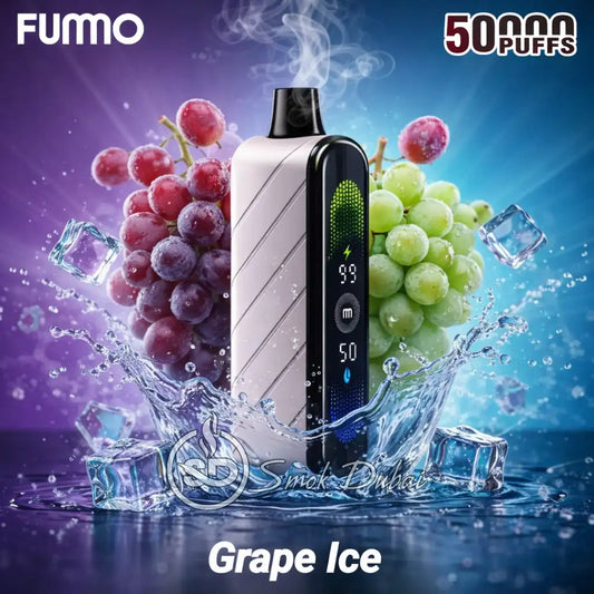 Fumo Nova 50,000 Puffs Grape Ice 20MG Disposable Vape in Uganda.