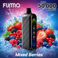 Fumo Nova 50,000 Puffs Mixed Berries 20MG Disposable Vape in Uganda.