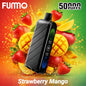 Fumo Nova 50,000 Puffs Strawberry Mango 20MG Disposable Vape in Uganda.