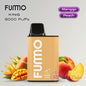 Fumo King 6000 puffs Mango Peach disposable vapes in Uganda.