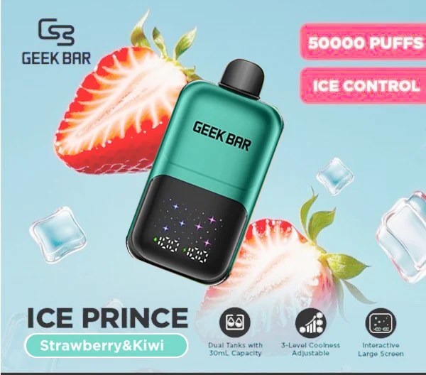 Geek bar Strawberry kiwi 50000 puffs.