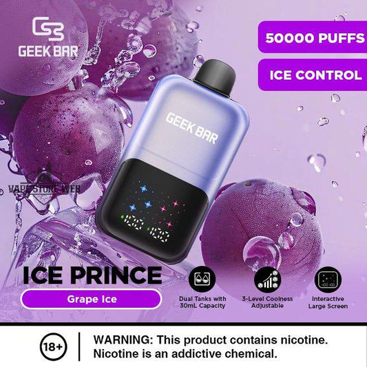 Geek bar Grape ice 50000 puffs