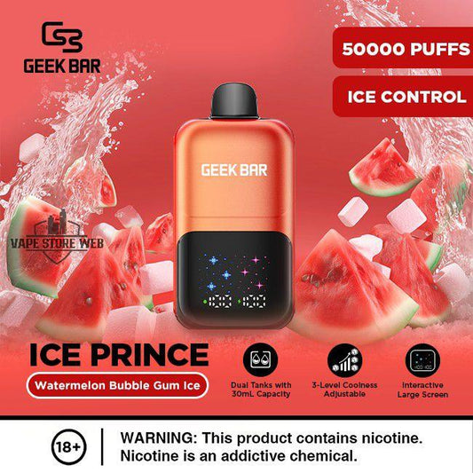 Geek bar Watermelon bubble gum ice 50000 puffs