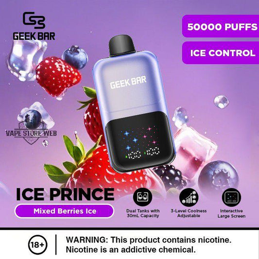 Geek bar Mixed Berries Ice 50000 puffs