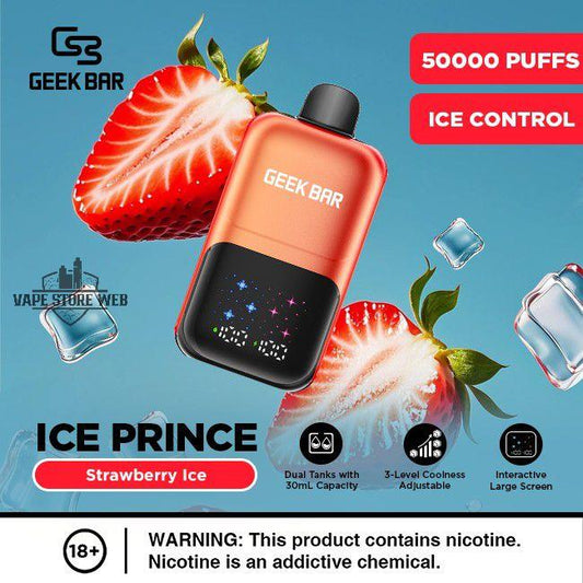 Geek bar Strawberry Ice 50000 puffs