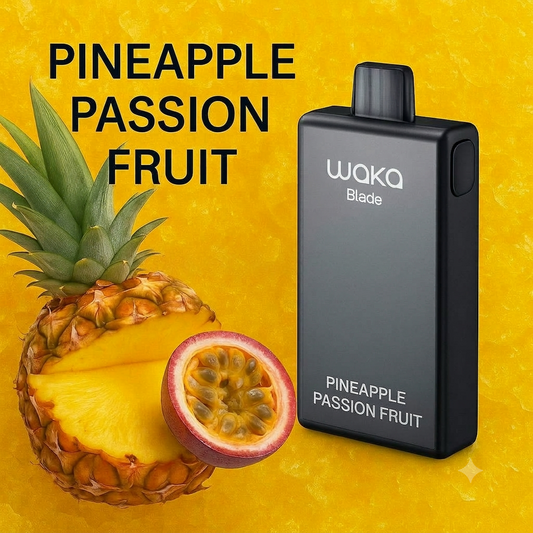 Waka Blade Pineapple Passion Fruit Ice 50000 Puffs Disposable Vape In Kampala.