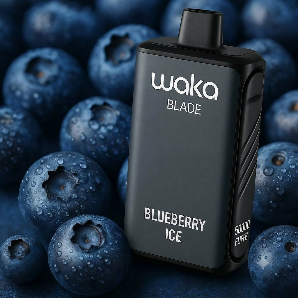 Waka Blade Blueberry ice 50000 Puffs Disposable Vape In Kampala.