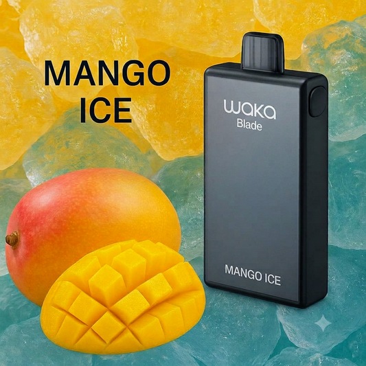 Waka Blade Mango Ice 50000 Puffs Disposable Vape In Kampala.